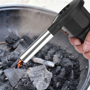 Ulteronixshop-Ventilatore per griglia elettrico, Portable aliment&eacute; par batterie ventilateur de Barbecue souffleur d'air pour Camping en plein Air pique-nique Barbecue au charbon de bois - Neuf