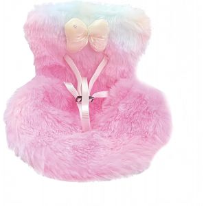 KALANKA-Siège auto pour poupées Labubu avec coussin en peluche,Siège auto pour poupées,Siège d'auto de poupée,labubu peluche,siège de poupée de Ventilation de Voitures,siège d'auto Clip(Rose) - Neuf