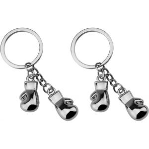 Kal-Porte Clef Boxe 2pcs, Porte Cl&eacute; Gant De Boxe, Gants De Boxe Porte-Cl&eacute;s Pour Boxe Fans - Neuf