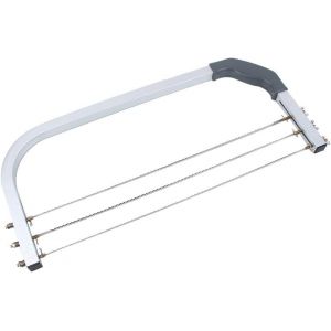 Checarzhn--No1-Niveleur De Coupe-Gâteau Réglable En Acier Inoxydable, Outils De Cuisson Professionnels Pour La Cuisine, Trancheuse À Double Fil Avec Poignée En Plastique Pour Les Décorations De - Neuf