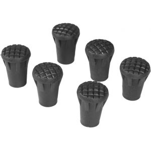 6 Embouts De Bâtons De Randonnée, Embouts En Caoutchouc Pour Bâtons De Randonnée, Embouts ... - Neuf