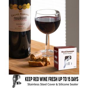 Mevronisshop-Bouchon Champagne Avec Acier Inoxydable, Lot De 4 Garde Bulles Bouchon Bouteille Vin, Bouchon Vin Avec Silicone, Bouchon Bouteille Champagne, Bouchons À Champagne Réutilisable - Garde Le - Neuf