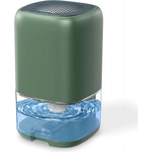 KALANKA-D&eacute;shumidificateur d'Air 900ML Silencieux, D&eacute;shumidificateur &Eacute;lectrique &Eacute;conomie d'&eacute;nergie avec Lumi&egrave;re LED Color&eacute;e, Arr&ecirc;t Automatique, Portable pour Salle de Bain, Chambre, Armoire - Neuf