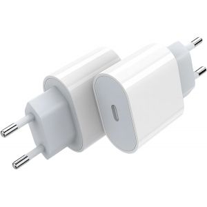 KALANKA-Prise USB-C Rapide 25W 2 Ports - Chargeur Compact et Portable Parfait pour Smartphone Tablette Rasoir et Autres Petits appareils - Neuf