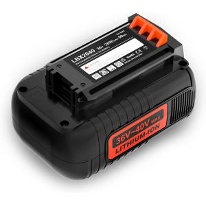 MEVRONISSHOP-Piles de Remplacement pour Black & Decker 36V : Pile de Remplacement Li-ION 2500mAh, Batterie LBX1540 LBX2540 LBXR36 LBXR2036 LBX2040 LBX36BL2536 BL20362 LST540 LCS1240 Outils &eacute;lectrique - Neuf