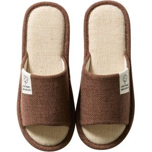 Kalanka-Chaussons Antidérapant Homme Femme Pantoufles Confortable Léger Bout Ouvert Accueil Chaussures Été Chaussures Pour La Maison - Neuf