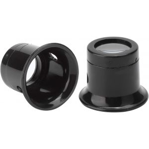 Kal-2pcs 3x Loupe De Réparation De Montre, Loupe De Réparation De Montre Loupe De Montre De Montre Outil De Loupe De Montre Loupe De Bijoutier Pour Bijoux Loupe, Montre Et Réparation Électronique. - Neuf