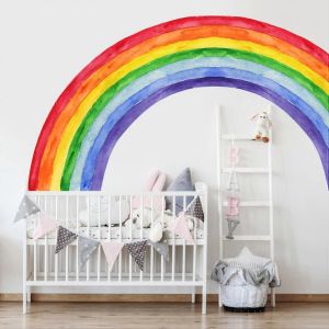 Arc-En-Ciel Mural Autocollant Fen&ecirc;tre Murale Chambre D'enfant D&eacute;coration Fille Gar&ccedil;on Image Affiche Fond D'&eacute;cran Chambre D'enfant(F145)D&eacute;coration Murale Chambre D'enfant D&eacute;coration Fille - Neuf