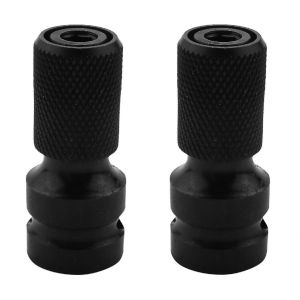 Adaptateur carr&eacute; 1/2 pouce vers douille hexagonale 1/4 pouce pour cl&eacute; &agrave; chocs - Neuf