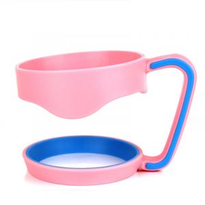 Pack De 2 30oz Tasse De Poignées En Acier Inoxydable Tasse De Poignées, Libre De Bpa Porte-Gobelet, Le Voyage De L'eau Des Tasses À Café, Rose - Neuf
