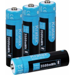 HEUE-Pile Aa Rechargeable Lithium,Pile 1,5V Aa Rechargeable Au Lithium,Pile Aa Au Lithium 3500Mwh - Neuf
