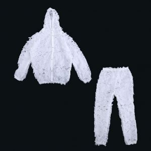 Ensemble Veste Et Pantalon Camouflage Blanc Neige Pour Le Camping Et La Chasse En Hiver - Neuf