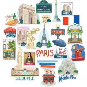 Autocollants Pour La Ville De Paris (25pcs) - Pour Scrapbooks, Journaux - Neuf