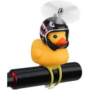 Sonnette De V&eacute;lo En Forme De Canard Original Avec Lumi&egrave;re Led - Accessoire De V&eacute;lo Amusant Pour La S&eacute;curit&eacute; Et Les Sourires ! - Neuf
