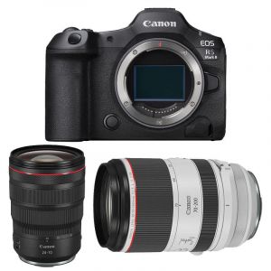 CANON EOS R5 MARK II + RF 24-70mm f/2.8 L IS USM + RF 70-200mm f/2.8 L IS USM Garanti 3 ans - Neuf