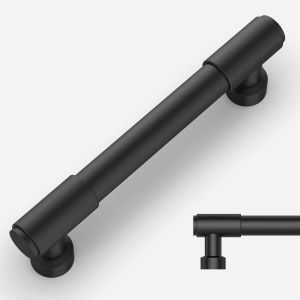 YUJTG-10 Pièces Poignee de Meuble Noir Cuisine Entraxe 96mm Poignées pour Placards Poignet de Porte Cuisine UK0067 - Neuf