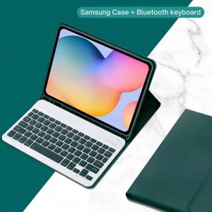 Coque Pour Samsung Galaxy Tab S9 Fe 10.9 Pouces Détachable Bluetooth Clavier Étui Pour Samsung Tab S9 Fe 10.9 Pouces Sm-X510/X516b.Dark Green No Mouse.A7 10.4inch - Neuf