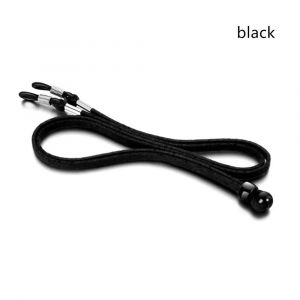 Lunettes De Soleil Coordonnantes Pour Hommes Et Femmes, Ficelle De Maintien, Masque Facial R&eacute;glable, Lani&egrave;re De Sport, Sangles De Cou Confortables, Lunettes De Lecture--Black - Neuf