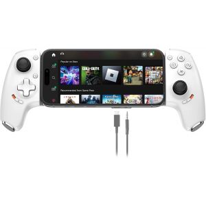 Mobile Gamepad Controller pour Android et iPhone 16/15 Series(USB-C) Support APP Key Mapping/3.5MM Headset Port/Turbo/Macro Key/Hall Joysticks/Cloud Gaming/Streaming sur PS5/PS4/Xbox/Console PC - Neuf