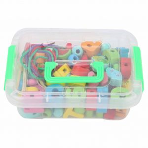 Jouet De Perles À Lacer Pour Bébé, En Bois, À Enfiler, À Faire Soi-Même, Éducatif, Cadeau D'anniversaire - Neuf