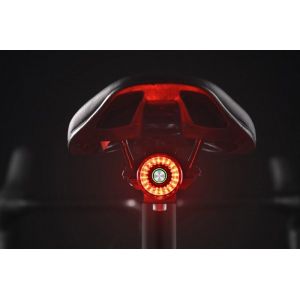 Feu Arri&egrave;re De V&eacute;lo Intelligent Avec D&eacute;tection De Freinage Et Modes Clignotants - 2 Jeux - Neuf