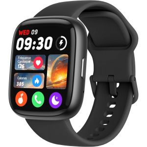 Montre Connectée Avec Appel Bluetooth, Montre Étanche Natation Ip68, 1,83"" Smartwatch Femme Homme, 100+ Sports, Fréquence Cardiaque, Spo2, Pression, Sommeil, Fitness Tracker Pour Android Ios - Neuf