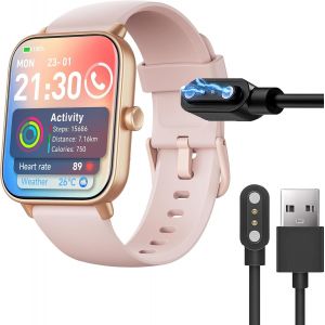 Kalanka-Magnétique Chargeur Compatible Avec Aeac Idw19 1.8"" Pouces Smart Watch,Magnétique Chargeur Montre Connectée Usb Compatible Avec Aeac Idw19 (Noir) - Neuf