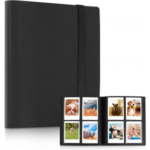 Album de poche de 160 feuilles pour Fujifilm Instax Mini 70, 7s, 8, 8+, 9, 11, 25, années 50, 90, Polaroid Z2300, Polaroid PIC-300P (noir) - Neuf
