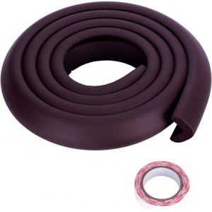Bande De Pare-Chocs,2 M Bricolage Épaissir La Protection Des Bords De Table Bébé Enfants Sécurité Bureau Cheminée Comptoir Coins Pré-Collés Élargir La Bande Coussin Pour La Décoration (Violet) - Neuf