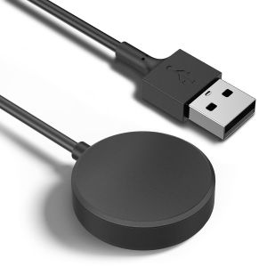 Chargeur pour Samsung Galaxy Watch 7 / Watch FE/Watch 6/6 Classic, S&ucirc;r et Pratique, 1m USB Charge pour Samsung Galaxy Watch 5/5 Pro / 4/4 Classic / 3 / Active 2/1, Noir - Neuf