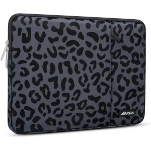 acdsgd-Housse Compatible avec MacBook Air/Pro Retina, 13-13,3 Pouces Notebook, Compatible avec MacBook Pro 14 M4 M3 M2 M1 Chip Pro Max 2025-2021, Laptop Sleeve L&eacute;opard Grain Verticale Sac avec Poche - Neuf