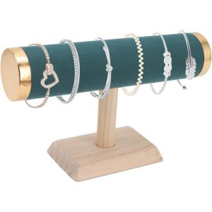 Nbgcm-T Bar Bracelet Présentoir, Vert Bracelet Collier Titulaire Bijoux Organisateur T Bar Bijoux Présentoir Pour La Maison Organisation - Neuf
