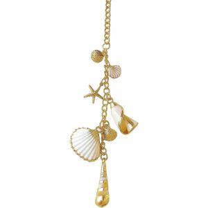 KALANKA-Pendentif Voiture R&eacute;troviseur Boh&egrave;me &iquest; D&eacute;coration Suspendue Coquillage & &Eacute;toile de Mer &iquest; Accessoire Int&eacute;rieur Voiture Femme &iquest; Ornement de Voiture Cadeau &Eacute;t&eacute;,Pendentif d&eacute;coratif esth&eacute;tique fai - Neuf