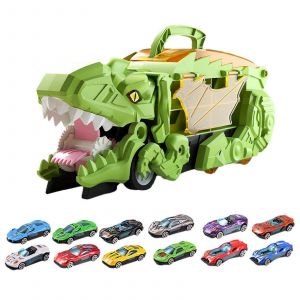 Camion jouet pour enfants, dinosaure transformable, véhicule dinosaure portable et amusant pour garçons et filles de 2 à 6 ans, cadeaux de Noël - Neuf
