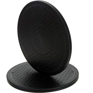 Lot De 2 Heavy Duty Rotation &Agrave; 360 Degr&eacute;s Support De Roulements &Agrave; Billes En Acier Plateau Rotatif Pivotant Pour Tv Enceintes &Eacute;crans Appareils De Cuisine - 30,5cm - Neuf