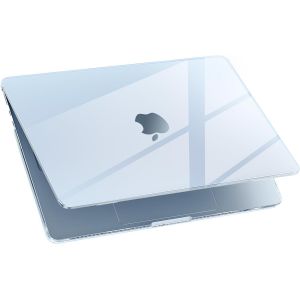 KALANKA-Coque Compatible avec MacBook Air 13.6 Pouces M4 M3 M2 2025-2022 Release A3240 A3113 A2681, Étui de Protection Housse Rigide en Plastique 13,6"", Bleu Ciel Cristal - Neuf