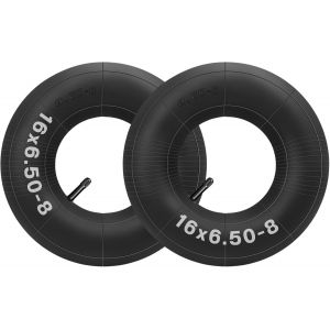 SUBZONAL-Lot de 2 chambre &agrave; air 16x6.50-8 tube int&eacute;rieur 16x650-8 16x7.50-8 16x750-8 chambre &agrave; air avec tige de valve droite TR-13 pour minibike, go-kart, tondeuse, charrette &agrave; bras, brouette, chario - Neuf