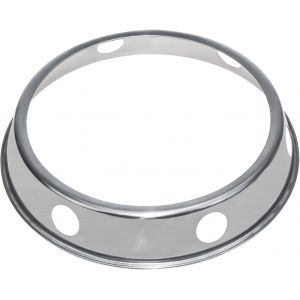 Sjzg-Anneau Support Pour Wok En Acier Inoxydable - Adaptation Pour Woks &Agrave; Fond Rond - Convient Pour Br&ucirc;leurs, Cuisini&egrave;res &Agrave; Gaz, Ustensiles De Cuisine - Servir &Agrave; Table - &Oslash; 16,5 Cm - Neuf