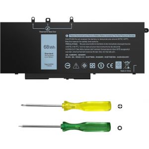 Gjknx Batterie De Rechange Pour Dell Latitude 5480 5580 5280 5288 5488 5590 5591 5490 5491 5495 E5480 E5580 E5490 E5590 Precision 15 3520 Référence : 3530. Series Gd1Jp Dy9Nt 5Yhr4 451-Bbzg [68Wh 7,6 - Neuf
