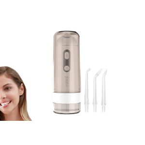 Hydropulseur Sans Fil Rechargeable Par Usb Avec 4 Embouts Et R&eacute;servoir D'eau De 200 Ml - Neuf