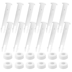 12 pcs Épingles de piscine,Goupilles Goupilles de remplacement,Joints de piscine en plastique,Goupilles en plastique,Joints de piscine,Goupille pour cadre de piscine,Goupilles d'étanchéité de pi - Neuf