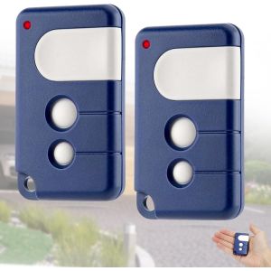 CHECARZHN--NO1-2Pcs Émetteurs D'Ouvre Garage, Télécommande Radio De Remplacement Pour Porte Garage Compatible Avec Chamberlain Liftmaster 84333E, 94333E, Duplicateur D'Ouvre-Porte De Garage Pour Motorlift - Neuf