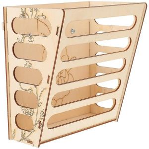 Mangeoire À Foin En Bois Pour Lapins ¿ Distributeur De Nourriture Diy Pour Petits Animaux, Garde Le Foin Propre Et Organisé, Idéal Pour Les Lapins, Les Chinchillas Et Les Cochons D'inde - Neuf