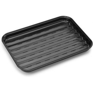 LORANKA-Plateau &agrave; griller r&eacute;utilisable en &eacute;mail, accessoire barbecue, 34.5x23cm - Neuf