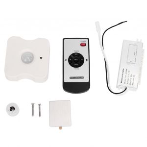 HJLIAN Interrupteur de commande de capteur de mouvement infrarouge a LED avec controleur de recepteur a six trous DC5-24V - Neuf