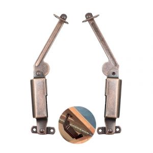 Nouveau produit,porte de support de charnière à ressort d'armoire - amortisseur de fer,tampon à ressort,charnière de support de couvercle - Neuf
