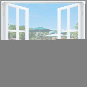 MAA-Fenêtre Moustiquaire Magnétique Réglable Pour Bricolage Max 130x150cm, Maille Fibergalss L`Installation Facile Empêche les Insectes d`Entrer Dans la Pièce, Cadre Blanc Filet Blanc - Neuf