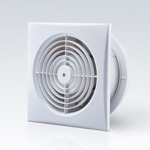 Ventilateur d'extraction 150 mm 18 W 320 m³/h-Extracteur de ventilation avec clapet anti-retour,fenêtre et montage mural-Ventilateurs pour cuisine,salle de bains,serre,garage-6"".[I56] - Neuf