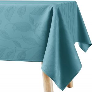 Sjzg-Nappe Carr&eacute; 120x120 Cm Bleu Rembourr&eacute;e Ext&eacute;rieur Int&eacute;rieur Motif V&eacute;g&eacute;tal Amalu - Neuf