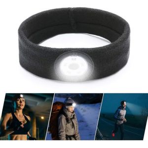 Lampe Frontale Led Rechargeable Polyvalente Pour La Course &Agrave; Pied, Le V&eacute;lo Et Les Aventures En Plein Air - &Eacute;clairage Mains Libres Avec Confort Et S&eacute;curit&eacute; - Neuf